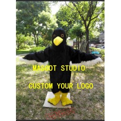 Black Raven Mascot Costume