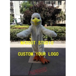 White Plush Bird Mascot Costume Little Eagle
