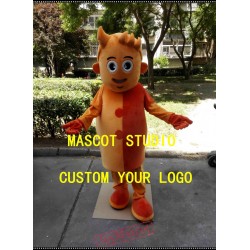 Orange Boy Monster Mascot Costume