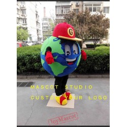 Globe Mascot Costume Earth