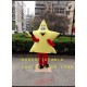 Yellow Star Superman Mascot Costume
