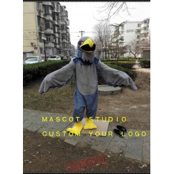 Grey Falcon Mascot Costume