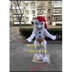 White Snowman Mascot Costume