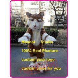 Brown Cat Mascot Costume Plush Cat