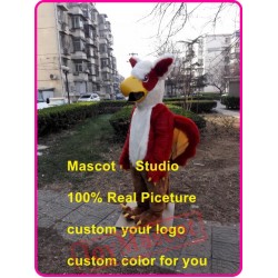 Dark Red Griffin Mascot Gryphon Costume