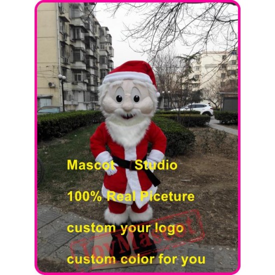 Christmas Santa Claus Mascot Costume Xmas Man