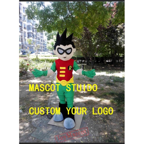 Custom Super Boy Mascot Costume