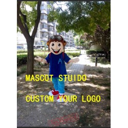 Custom Pilot Boy Mascot Costume